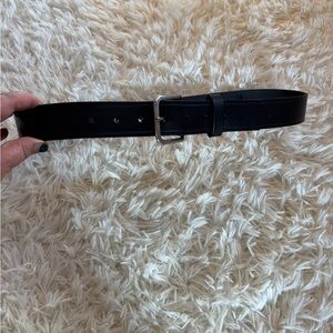 Boston Classic Black Leather Belt Made in USA size 36 New with tag